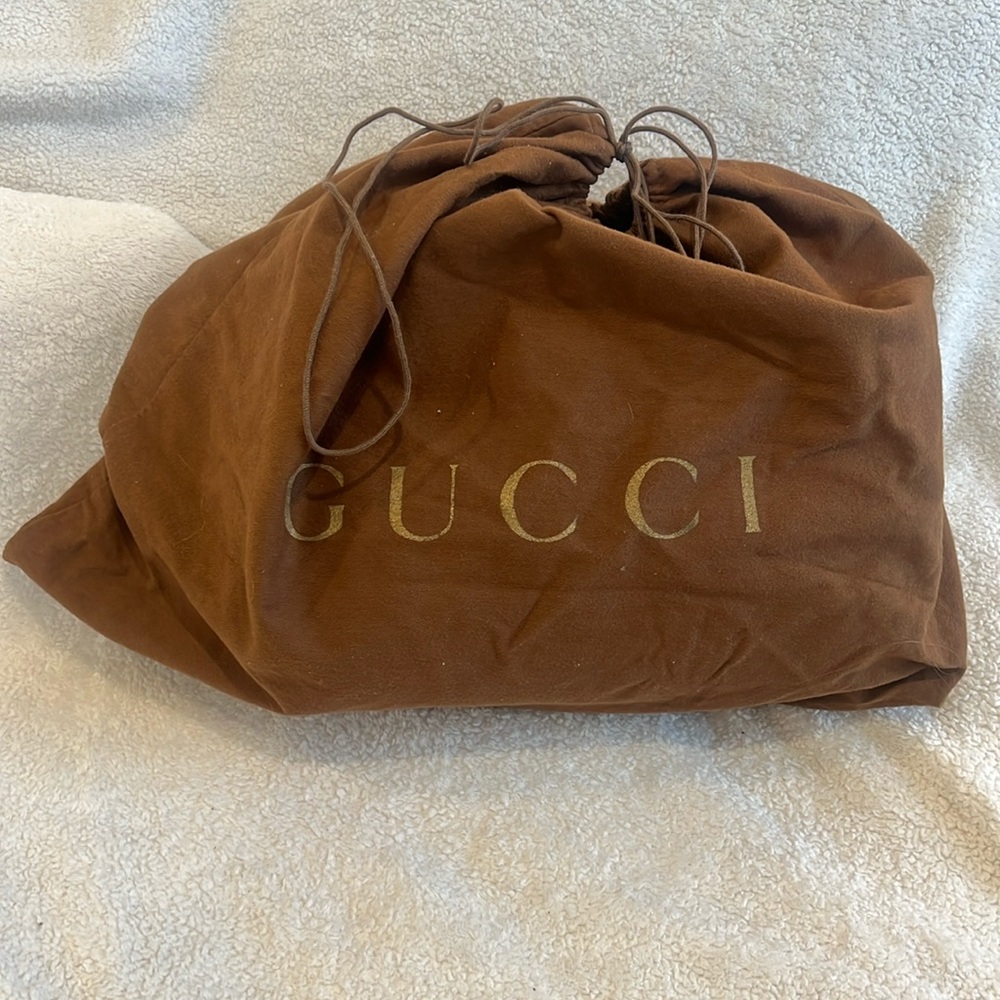 ✨ Vintage Gucci Classic Babouska Crystal Canvas and Leather Tote - Picture 13 of 13
